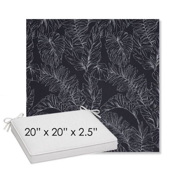 Picture of Palma Bahama | Sunbrella® 20" x 20" Outdoor Dining Cushion