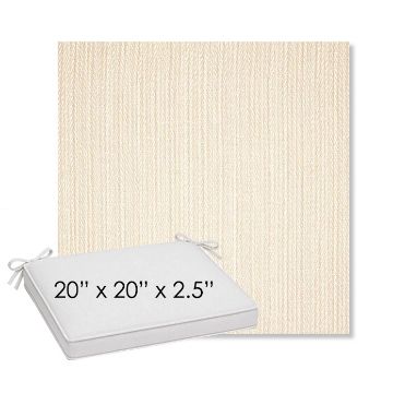 Picture of Posh Linen | Sunbrella® 20" x 20" Outdoor Dining Cushion