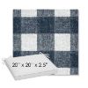 Picture of Preso Indigo | Sunbrella® 20" x 20" Outdoor Dining Cushion