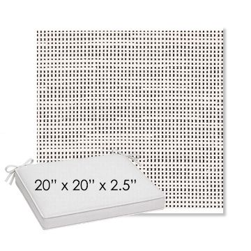 Picture of Rest Ink | Sunbrella® 20" x 20" Outdoor Dining Cushion