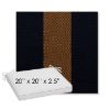 Picture of Rothko Bourbon Blue | Sunbrella® 20" x 20" Outdoor Dining Cushion