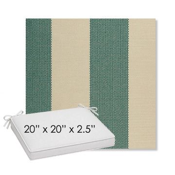 Picture of Rothko Mermaid | Sunbrella® 20" x 20" Outdoor Dining Cushion