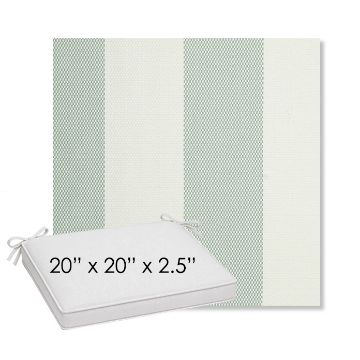 Picture of Rothko Seahorse | Sunbrella® 20" x 20" Outdoor Dining Cushion