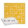 Picture of Toggle Lemon Drop | Sunbrella® 20" x 20" Outdoor Dining Cushion