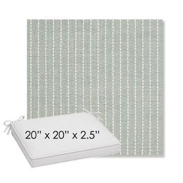 Picture of Trail Sky | Sunbrella® 20" x 20" Outdoor Dining Cushion