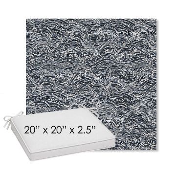 Picture of Undercurrent Tide | Sunbrella® 20" x 20" Outdoor Dining Cushion