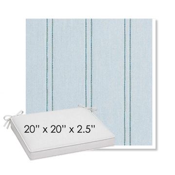 Picture of Wayward Sky | Sunbrella® 20" x 20" Outdoor Dining Cushion