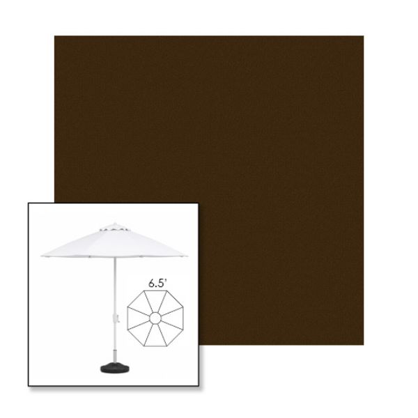 Picture of Badger | 6.5' Fiberglass Patio Umbrella Sunbrella® Awning Fabric