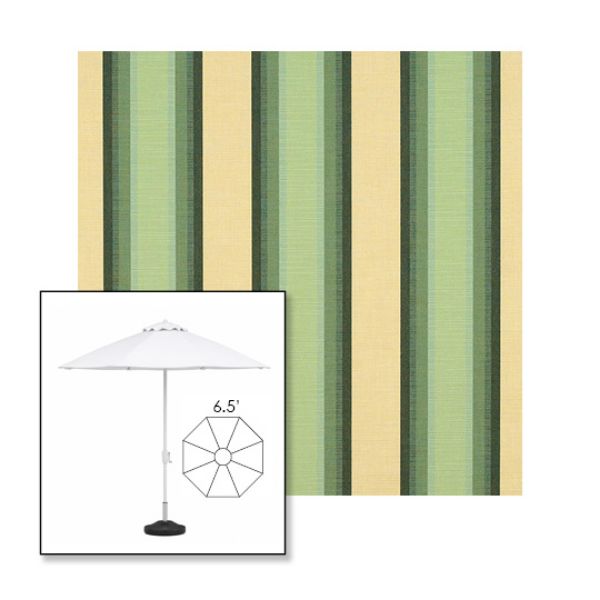 Picture of Colonnade Juniper | 6.5' Fiberglass Patio Umbrella Sunbrella® Awning Fabric