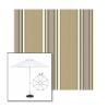 Picture of Emblem Beige | 6.5' Fiberglass Patio Umbrella Sunbrella® Awning Fabric