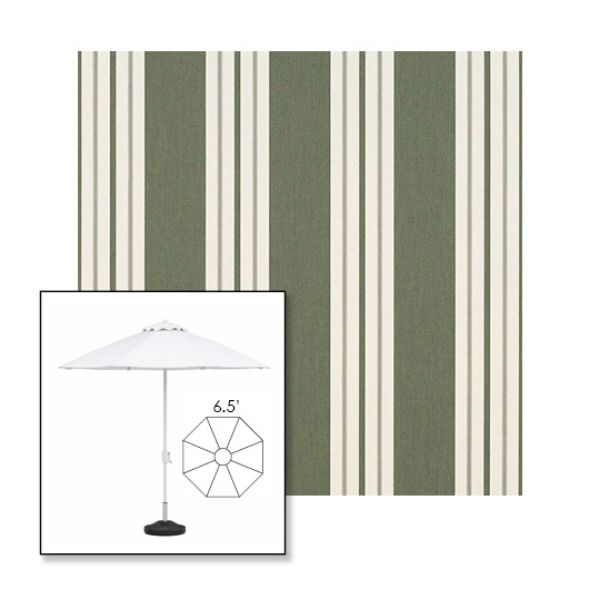 Picture of Fern Classic | 6.5' Fiberglass Patio Umbrella Sunbrella® Awning Fabric