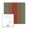 Picture of Henna Fern Vintage | 6.5' Fiberglass Patio Umbrella Sunbrella® Awning Fabric