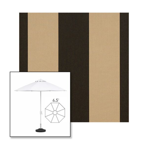Picture of Manhattan Classic | 6.5' Fiberglass Patio Umbrella Sunbrella® Awning Fabric