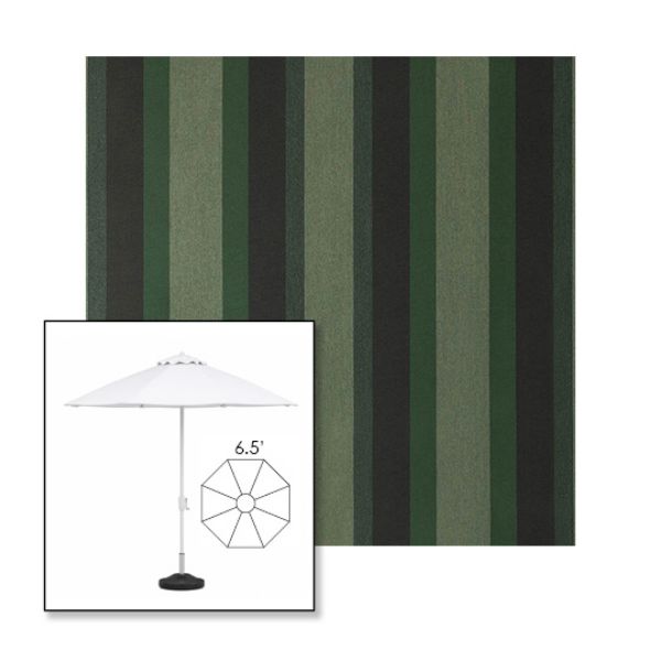 Picture of Marco Olive | 6.5' Fiberglass Patio Umbrella Sunbrella® Awning Fabric