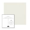 Picture of Natural | 6.5' Fiberglass Patio Umbrella Sunbrella® Awning Fabric