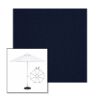 Picture of Royal Navy | 6.5' Fiberglass Patio Umbrella Sunbrella® Awning Fabric