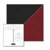 Picture of Black Burgundy | 6.5' Fiberglass Patio Umbrella Sunbrella® Awning Fabric