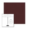 Picture of Black Cherry | 6.5' Fiberglass Patio Umbrella Sunbrella® Awning Fabric