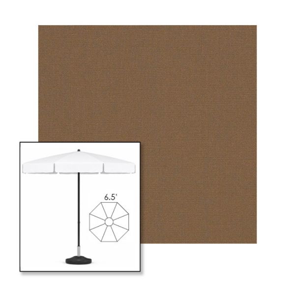 Picture of Cocoa | 6.5' Fiberglass Patio Umbrella Sunbrella® Awning Fabric
