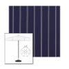 Picture of Cooper Navy | 6.5' Fiberglass Patio Umbrella Sunbrella® Awning Fabric