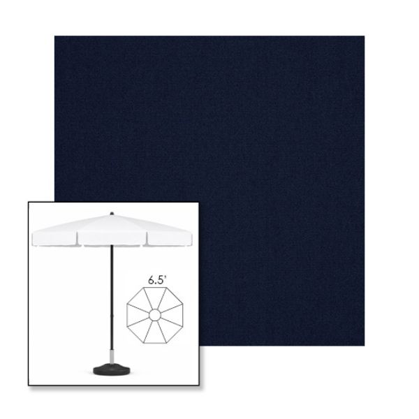 Picture of Royal Navy | 6.5' Fiberglass Patio Umbrella Sunbrella® Awning Fabric