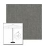 Picture of Smoke | 6.5' Fiberglass Patio Umbrella Sunbrella® Awning Fabric