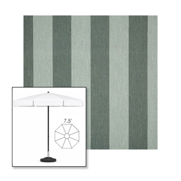 Picture of Beaufort Sagebrush | 7.5' Fiberglass Patio Umbrella Sunbrella® Awning Fabric