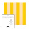 Picture of Beaufort Yellow White | 7.5' Fiberglass Patio Umbrella Sunbrella® Awning Fabric