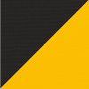 Picture of Black Yellow | 7.5' Fiberglass Patio Umbrella Sunbrella® Awning Fabric