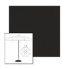 Picture of Black | 7.5' Fiberglass Patio Umbrella Sunbrella® Awning Fabric