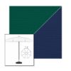 Picture of Forest Green Marine Blue | 7.5' Fiberglass Patio Umbrella Sunbrella® Awning Fabric