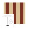 Picture of Havelock Brick | 7.5' Fiberglass Patio Umbrella Sunbrella® Awning Fabric