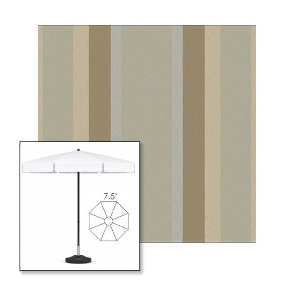 Picture of Marco Sandstone | 7.5' Fiberglass Patio Umbrella Sunbrella® Awning Fabric