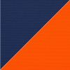 Picture of Marine Blue Orange | 7.5' Fiberglass Patio Umbrella Sunbrella® Awning Fabric