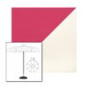 Picture of Pink White | 7.5' Fiberglass Patio Umbrella Sunbrella® Awning Fabric
