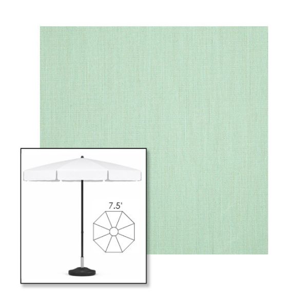 Picture of Sea | 7.5' Fiberglass Patio Umbrella Sunbrella® Awning Fabric