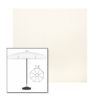 Picture of White | 7.5' Fiberglass Patio Umbrella Sunbrella® Awning Fabric