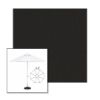 Picture of Black | 6.5' Fiberglass Market Umbrella Sunbrella® Awning Fabric