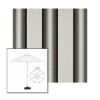 Picture of Grey Black White | 6.5' Fiberglass Market Umbrella Sunbrella® Awning Fabric