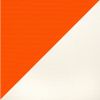 Picture of Orange White | 6.5' Fiberglass Market Umbrella Sunbrella® Awning Fabric