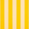 Picture of Beaufort Yellow White | 7.5' Fiberglass Market Umbrella Sunbrella® Awning Fabric