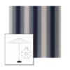 Picture of Boone Navy | 7.5' Fiberglass Market Umbrella Sunbrella® Awning Fabric