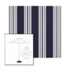 Picture of Captain Navy Natural Classic | 7.5' Fiberglass Market Umbrella Sunbrella® Awning Fabric
