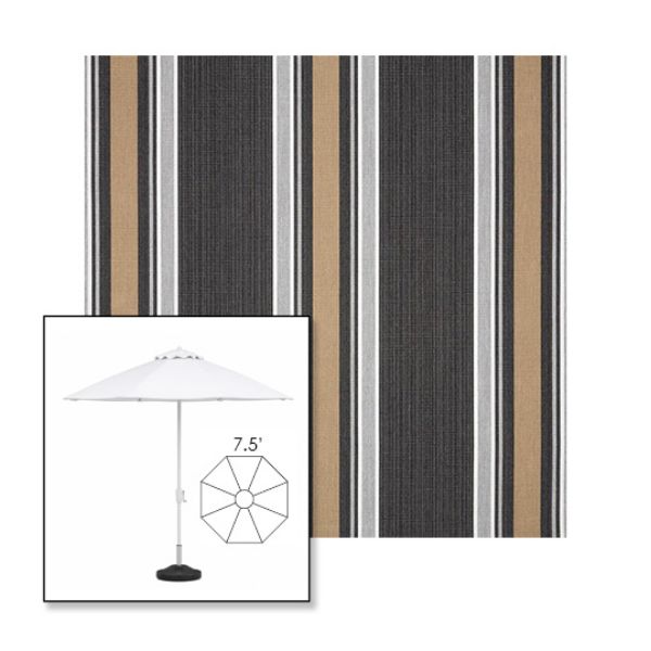 Picture of Emblem Classic | 7.5' Fiberglass Market Umbrella Sunbrella® Awning Fabric