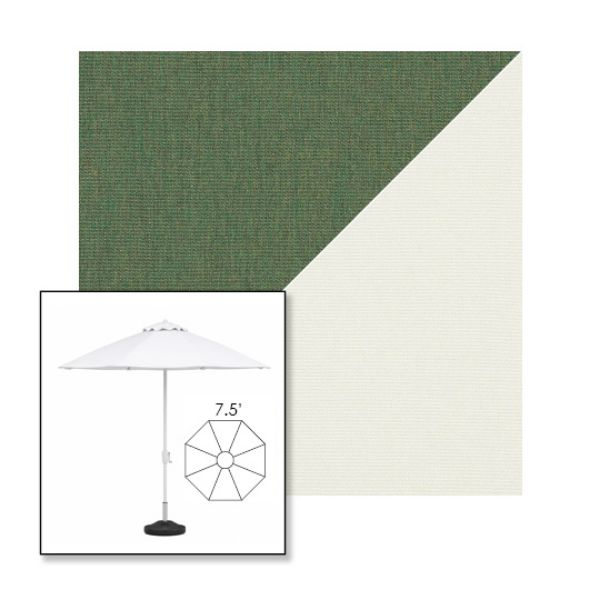 Picture of Fern Natural | 7.5' Fiberglass Market Umbrella Sunbrella® Awning Fabric