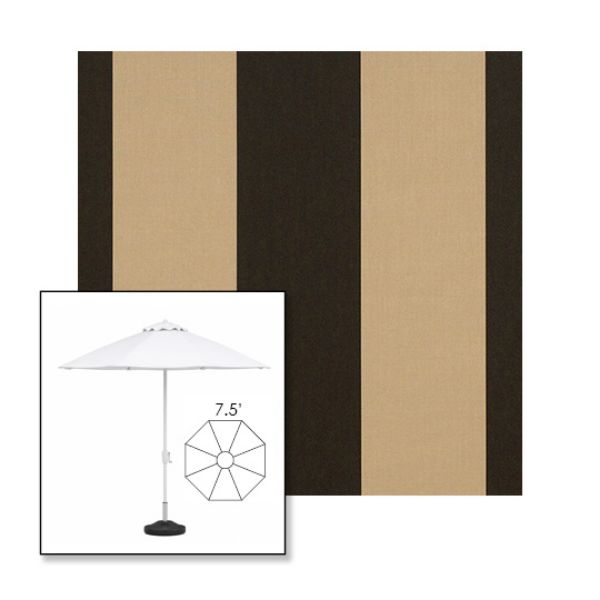 Picture of Manhattan Classic | 7.5' Fiberglass Market Umbrella Sunbrella® Awning Fabric
