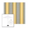 Picture of Rodanthe Metallic | 7.5' Fiberglass Market Umbrella Sunbrella® Awning Fabric