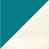 Picture of Turquoise White | 7.5' Fiberglass Market Umbrella Sunbrella® Awning Fabric