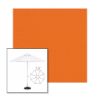 Picture of Tuscan | 7.5' Fiberglass Market Umbrella Sunbrella® Awning Fabric