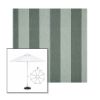 Picture of Beaufort Sagebrush | 9' Fiberglass Market Umbrella Sunbrella® Awning Fabric